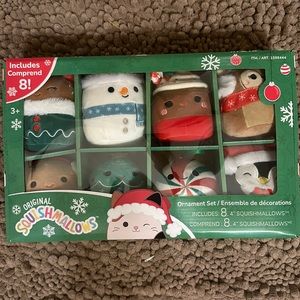 New never opened original Squishmallow Christmas ornament 8 pack